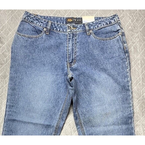 Vintage Route 66 *Sold at K-Mart * Y2K Women's LowRise Bootcut Jeans Sz 12 Short - Picture 5 of 13
